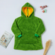 Детский плед-толстовка Huggle Hoodie «Лесное приключение» (зелёный) рост 140см — уютный плед-худи 3 в 1 для игр и отдыха - изображение 2