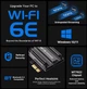 WIFI6 + Bluetooth 5.3 контроллер AX5400 2.4G/5G/6Ghz PCIe адаптер Derapid MT7922 трехдиапазонный - изображение 2