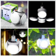 Кемпенговая лампа фонарь с зарядкой от солнечной энергии LED Bailong BL-2029 (2918610816196) - изображение 5