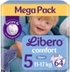 Подгузники Libero Comfort Размер 5 11-17 кг 64 шт (7310361165977) - изображение 1