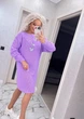 Сукня міді вільного крою RITA, колір Бузок розмір One Size - изображение 7