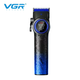 Машинка для стрижки VGR V-001 Blue (10 насадок) 4600 mAh LED дисплей - изображение 2