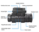 Монокуляр нічного бачення NVG50 Pro + Wilcox L4G24 + міст до 600м у темряві (AI1560) - зображення 6