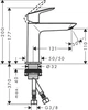 Смеситель для раковины Hansgrohe Logis 110 Fine 71253670 - изображение 13