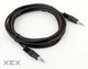 Кабель AUX Audio 3.5мм M/M 1.5м чорний (B00546) Kingda - изображение 2