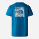 Koszulka męska bawełniana The North Face M S/S Redbox Celebration NF0A87NVRBI1 M Niebieska (800070321597) - obraz 6