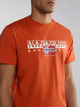 Футболка бавовняна довга чоловіча Napapijri S-Aylmer NP0A4HTOA621 M Оранжева (800070320985) - зображення 3