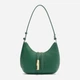 Сумка багет жіноча з натуральної шкіри маленька Furla Goccia WB01500BX33534282S1007 Зелена (800070349613) - зображення 1