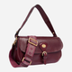 Torebka crossbody damska ze skóry naturalnej na szerokim pasku The Bridge Isadora 045325D3 YF Bordowa (800070346575) - obraz 4