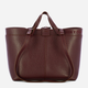 Torebka shopper ze skóry naturalnej Iuntoo Rivera 191003 Bordowa (800070346751) - obraz 1