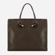 Torebka shopper ze skóry naturalnej Iuntoo Giunto 195001 Brązowa (800070347420) - obraz 3