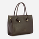 Torebka crossbody damska ze skóry naturalnej mała Iuntoo Giunto 195003 Ciemnobrązowa (800070347412) - obraz 3