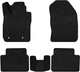 Ворсовые коврики EVAtech Premium в салон авто для Ford Fiesta (Mark 7) 5-doors 2009-2017 6 поколение Htb USA черный кант (FD1698CE5FC2VPB) - изображение 1