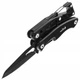 Мультитул Mamba Tac Agile 10 в 1, складной EDC инструмент с карабином, сталь и алюминий, чёрный - изображение 3