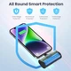 Мини-портативный внешний аккумулятор Hx45x9 powerbank для iPhone, 5200 мАч Черный - изображение 3