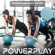 Мяч для пилатеса, йоги и реабилитации PowerPlay Body Shape Ball 22 см Синий (PP_4415_Blue) - изображение 4