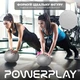 Мяч для пилатеса, йоги и реабилитации PowerPlay Body Shape Ball 22 см Серый (PP_4415_Grey) - изображение 5