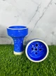 Чаша для кальяна GrynBowls Killer Glaze - Blue (фаянс, синяя глазурь) - изображение 2
