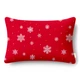 Наволочка Cosas SNOWFLAKES CRANBERRY Фланель 70x70 см (4822052474174) - зображення 1