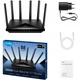 Маршрутизатор Cudy WR6500 BE6500 Gigabit Wi-Fi 7 Router 2.4 ГГц/5 ГГц 4хLAN 6 антенн - изображение 3