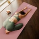 Коврик (мат) для фитнеса Queenfit NBR 1,5см розовый - изображение 5