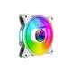 Кулер для корпуса Gamemax FN-12Rainbow-Q-Infinity WT - изображение 6