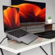Адаптер Satechi Aluminum USB-C Pro Hub Slim Adapter Midnight (ST-HUCPHSD) - изображение 2