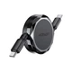 Дата кабель USB-C to USB-C 0.8m 60W dual retraction C13-03 Black Acefast (6974316280132) - изображение 4