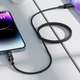 Дата кабель USB-C to USB-C 1.2m 100W with display C7-03 Acefast (6974316282778) - изображение 7