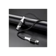 Дата кабель USB 2.0 AM to USB-C 1.0m 3A silicone BX79 black BOROFONE (6974443384789) - зображення 4