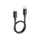 Дата кабель USB-C to Lightning 0.25m Hyper PD X96 black HOCO (6942007609364) - зображення 1