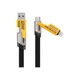 Дата кабель USB-C + USB-A to Lightning+USB-C 1.0m 65W X207 black WUW (6972573336524) - зображення 1