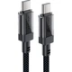 Дата кабель USB-C to USB-C 1.2m 60W stainless steel C12-03 Black Acefast (6974316283317) - изображение 7