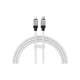 Дата кабель USB-C to Lightning 2.0m CoolPlay Fast Charging 20W white Baseus (CAKW000102) - изображение 1