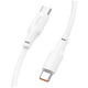 Дата кабель USB-C to USB-C 1.0m 100W TPE X93 white HOCO (6931474790712) - изображение 3