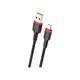 Дата кабель USB-C to USB-C 1.0m 2.4A X203 black WUW (6972573336203) - изображение 1