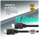 Кабель мультимедийный HDMI M to HDMI M 3.0m V2.0 4K60Hz black ColorWay (CW-CBHD079-BK) - изображение 7