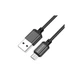 Дата кабель USB 2.0 AM to Micro 5P 1.0m black BOROFONE (6974443389029) - изображение 1