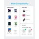 Дата кабель USB-C to Lightning 1.8m nylon 322 black Anker (A81B6G11) - изображение 5
