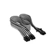 Кабель живлення video power 12+4pin PCIe Gen 5 12VHPWR 600W black/white Corsair - зображення 1