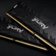 Модуль пам'яті для комп'ютера DDR4 16GB (2x8GB) 4600 MHz FURY Renegade Black Kingston Fury (ex.HyperX) (KF446C19RBK2/16) - изображение 6