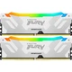Модуль пам'яті для комп'ютера DDR5 32GB (2x16GB) 7600 MHz Renegade RGB White XMP Kingston Fury (ex.HyperX) (KF576C38RWAK2-32) - изображение 1