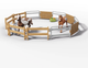Zestaw Schleich HORSE CLUB Lakeside Truck and Trailer 42705 (4069111086774) - obraz 5