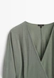 Платье на запах Massimo Dutti 6655818514c40 L зеленое (100004731) - изображение 8