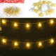 Гирлянда электрическая LED 10шт. Звезда золото 2м. RJ-13 - изображение 1