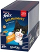 Упаковка лакомства для кошек Purina Felix Вкусные моменты с курицей 40 г x 11 шт (8445291632486) - изображение 1