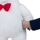 Мягкая игрушка KidsQo Мишка Берри микроплюш 60 см белая (532595) - изображение 4