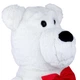 Мягкая игрушка KidsQo Мишка Берри микроплюш 60 см белая (532595) - изображение 5