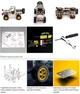 Конструктор металевий баггі 1011 DIY з 319 деталями для збирання унікальної моделі автомобіля - зображення 4