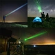 Потужна лазерна указка до 10км + насадка Green Laser YL-303, Зелена / Акумуляторний лазер зелений - зображення 2